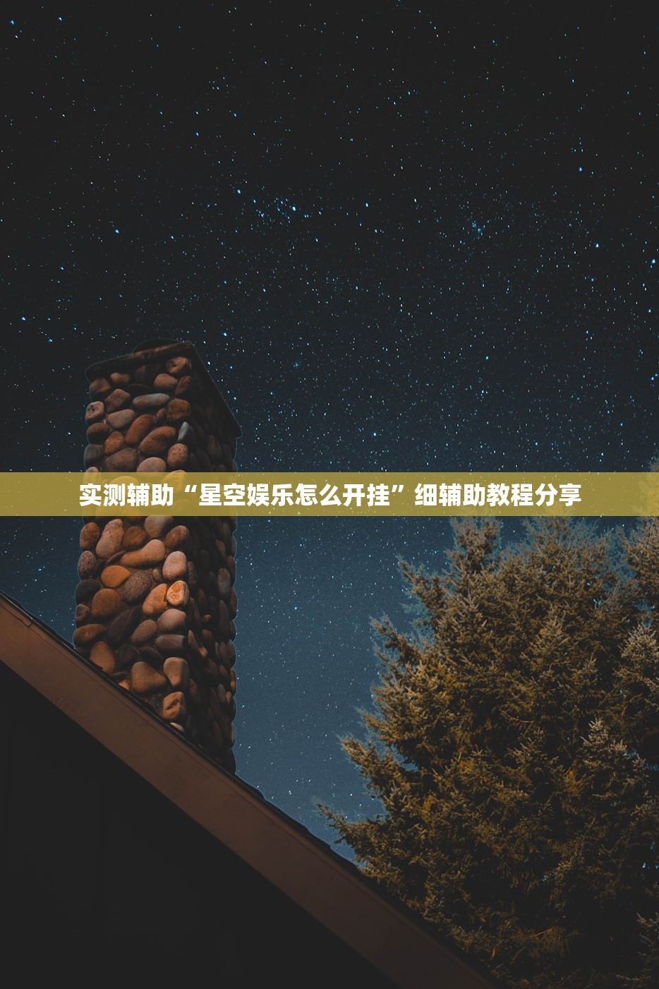 实测辅助“星空娱乐怎么开挂”细辅助教程分享